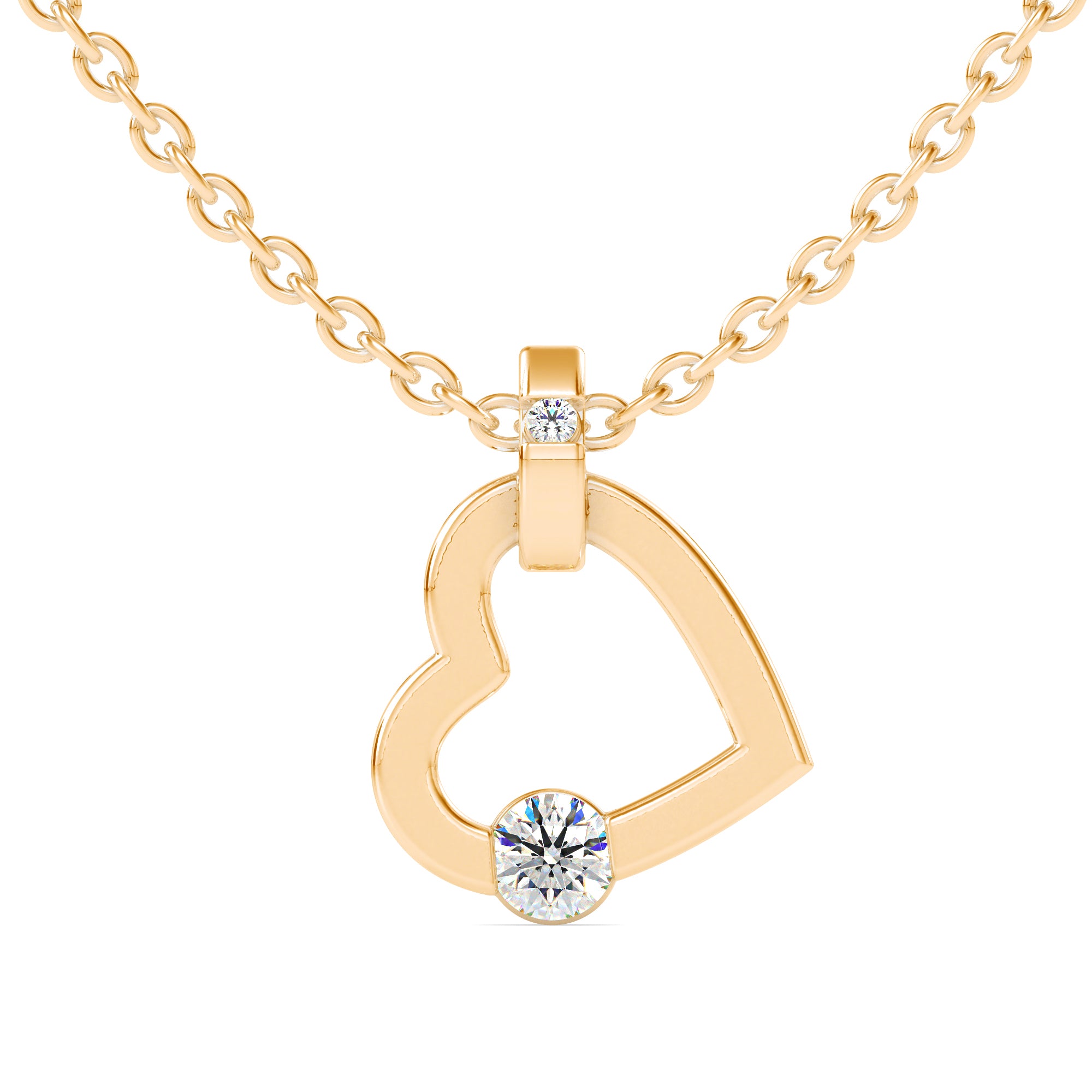 Double Heart Delight Pendant