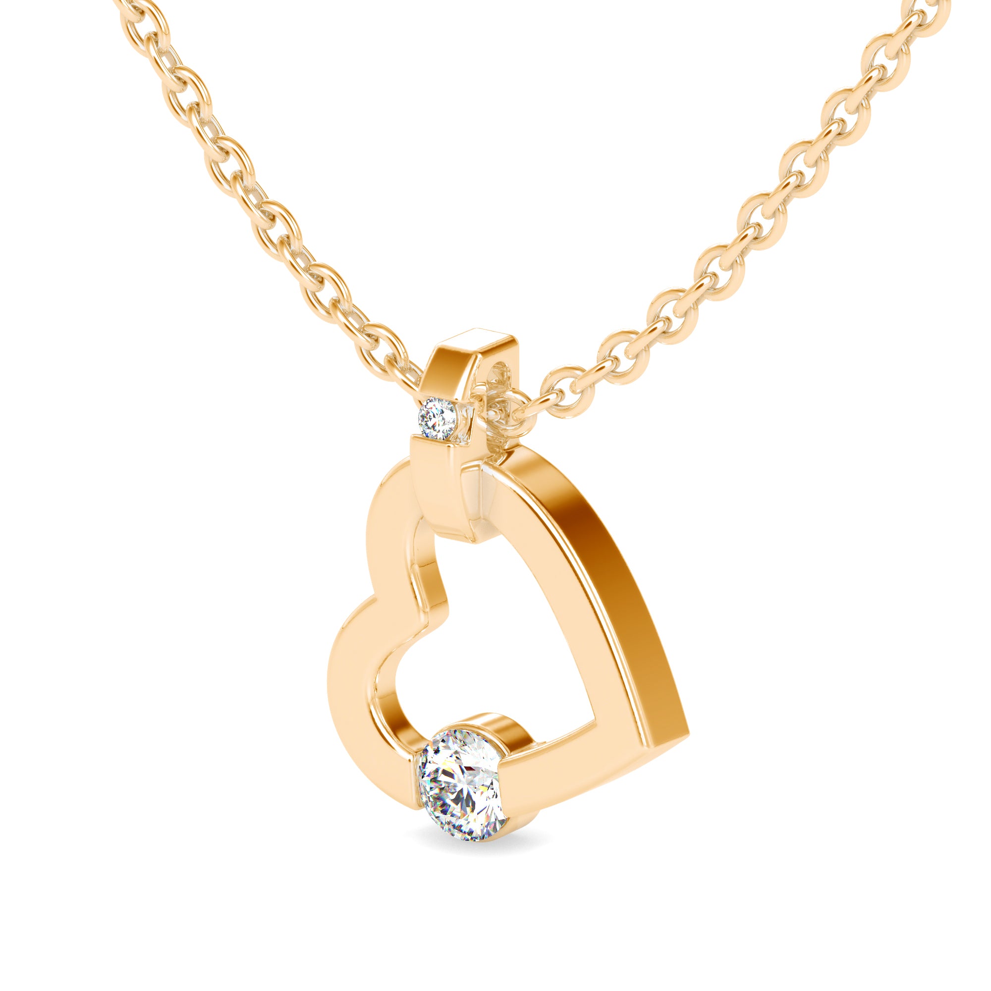 Double Heart Delight Pendant