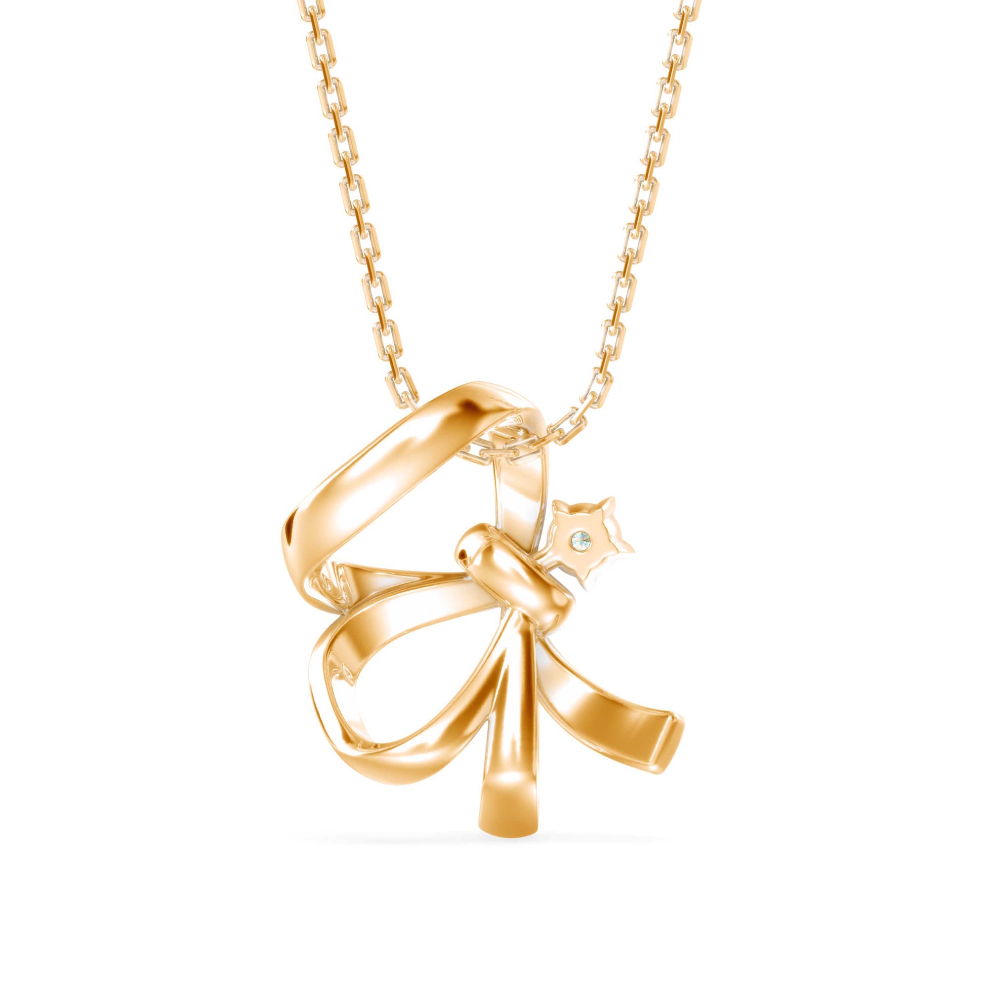 Elegant Bow Pendant