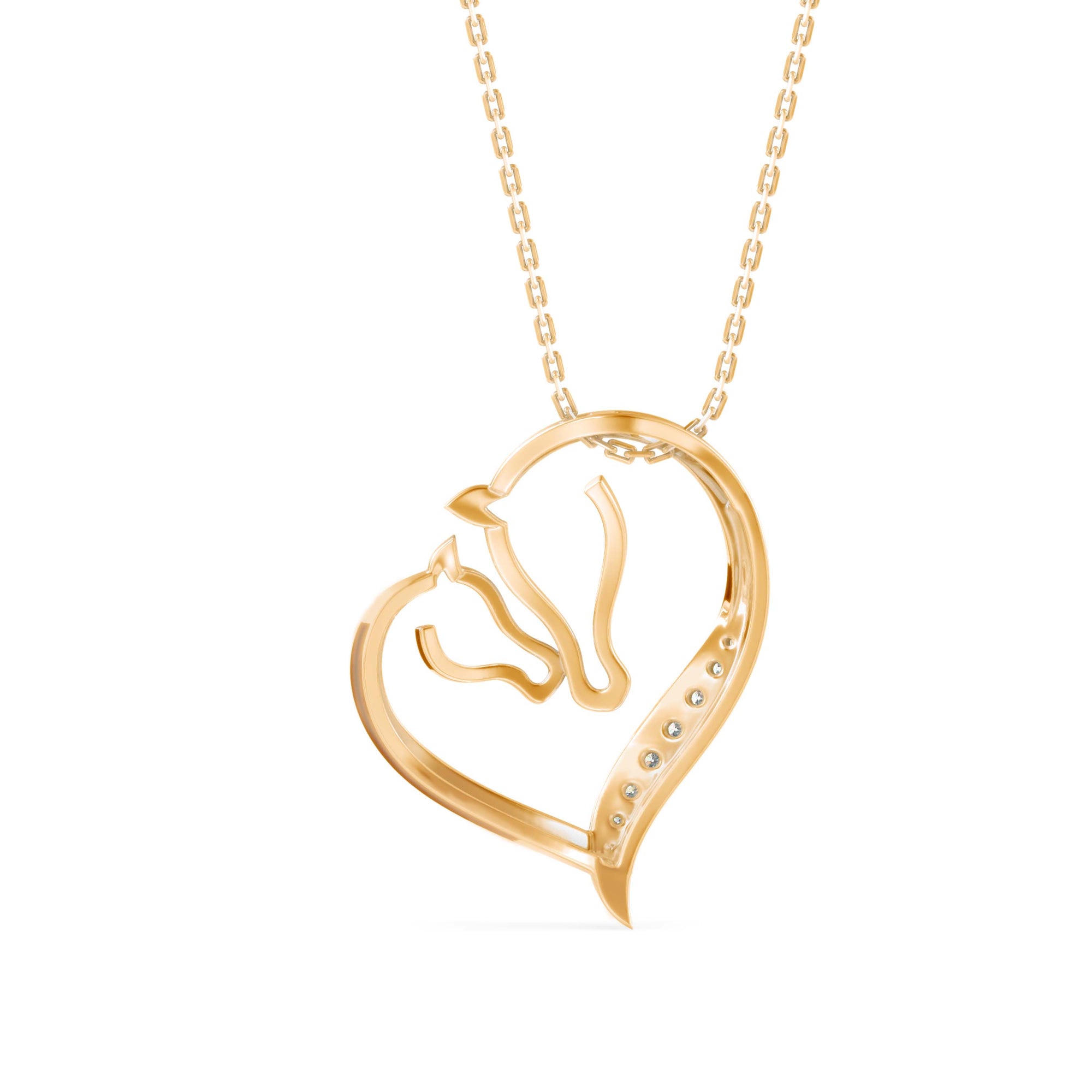 Heart of a Horse Pendant
