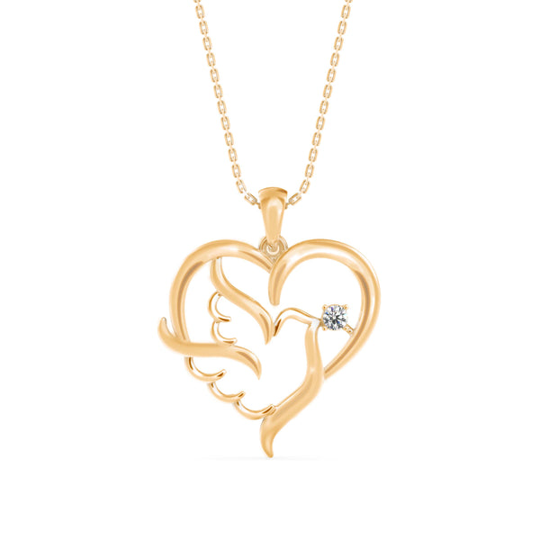 Winged Love Pendant