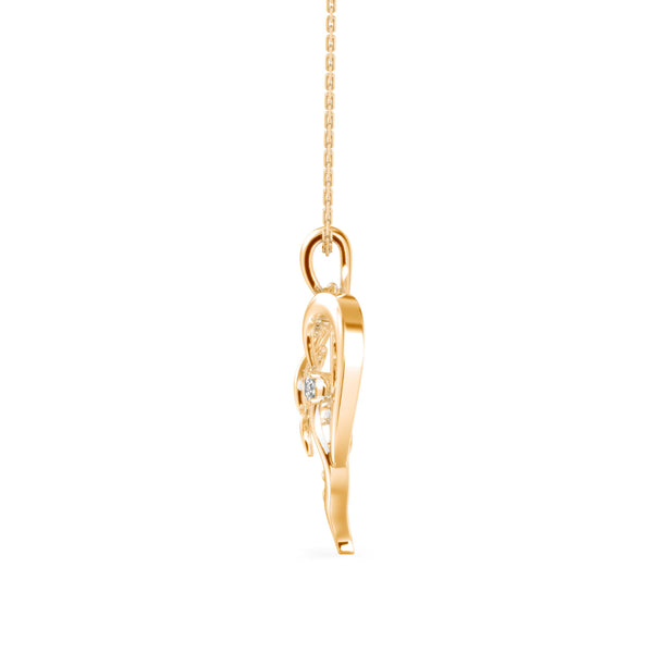 Winged Love Pendant