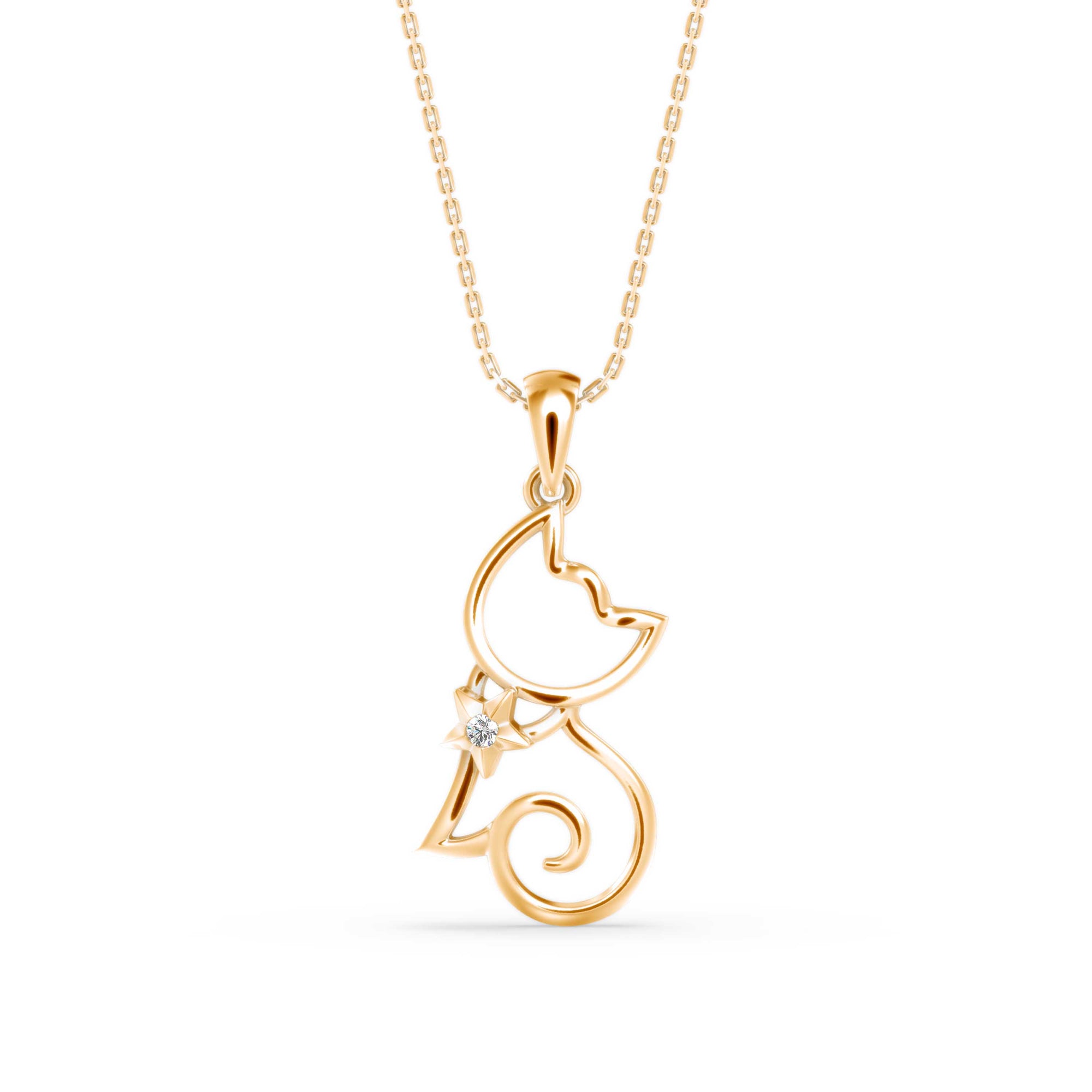 Purrfect Petal Pendant