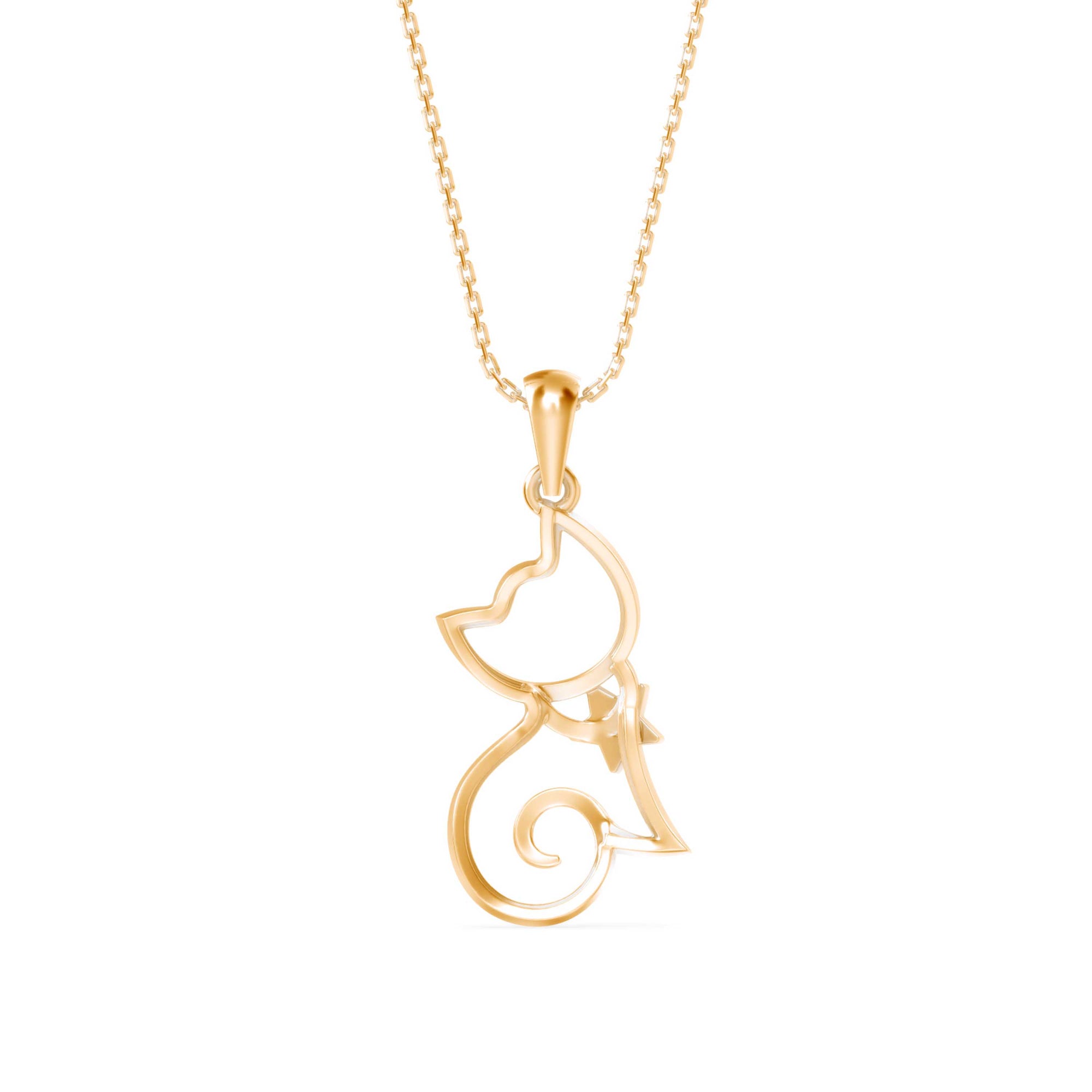 Purrfect Petal Pendant