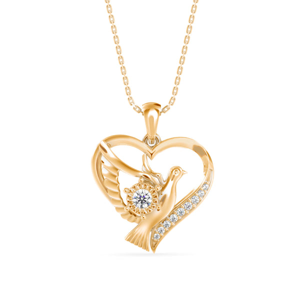 Fly Away Heart Pendant