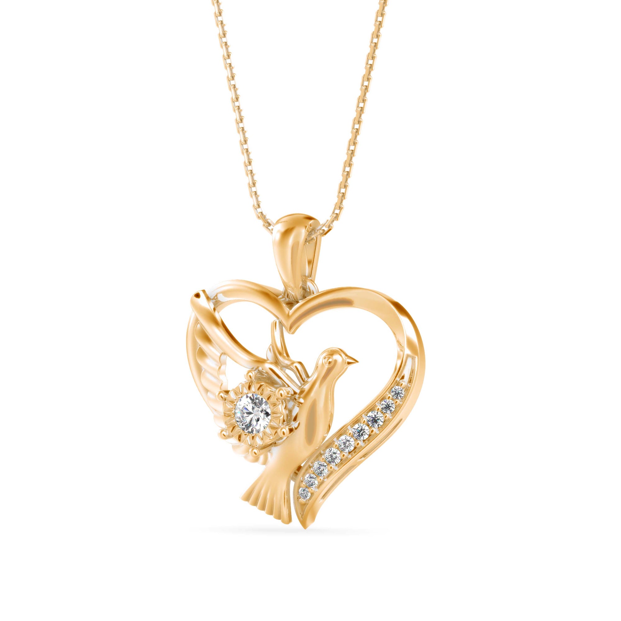 Fly Away Heart Pendant