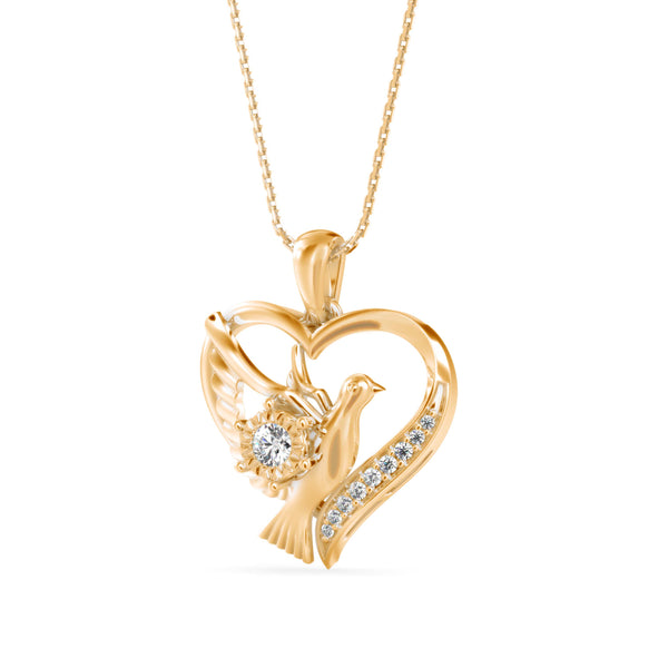 Fly Away Heart Pendant