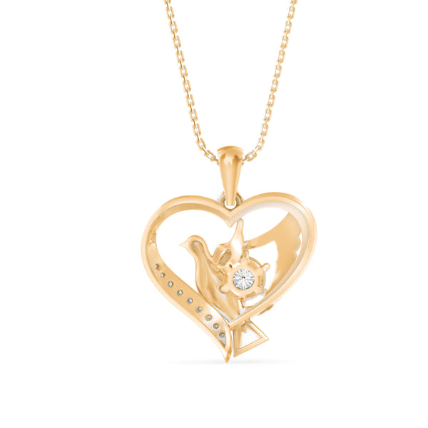 Fly Away Heart Pendant