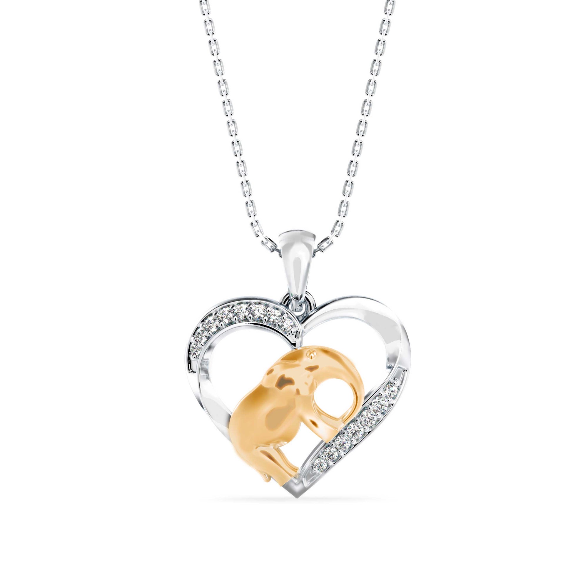 Elephant Heart Pendant