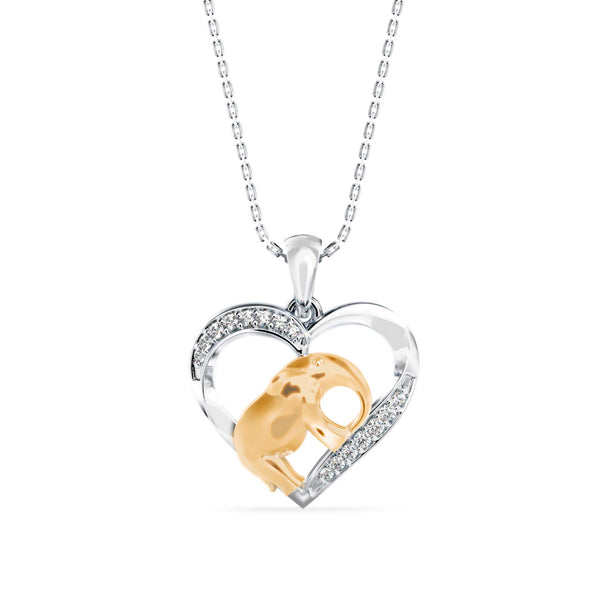 Elephant Heart Pendant