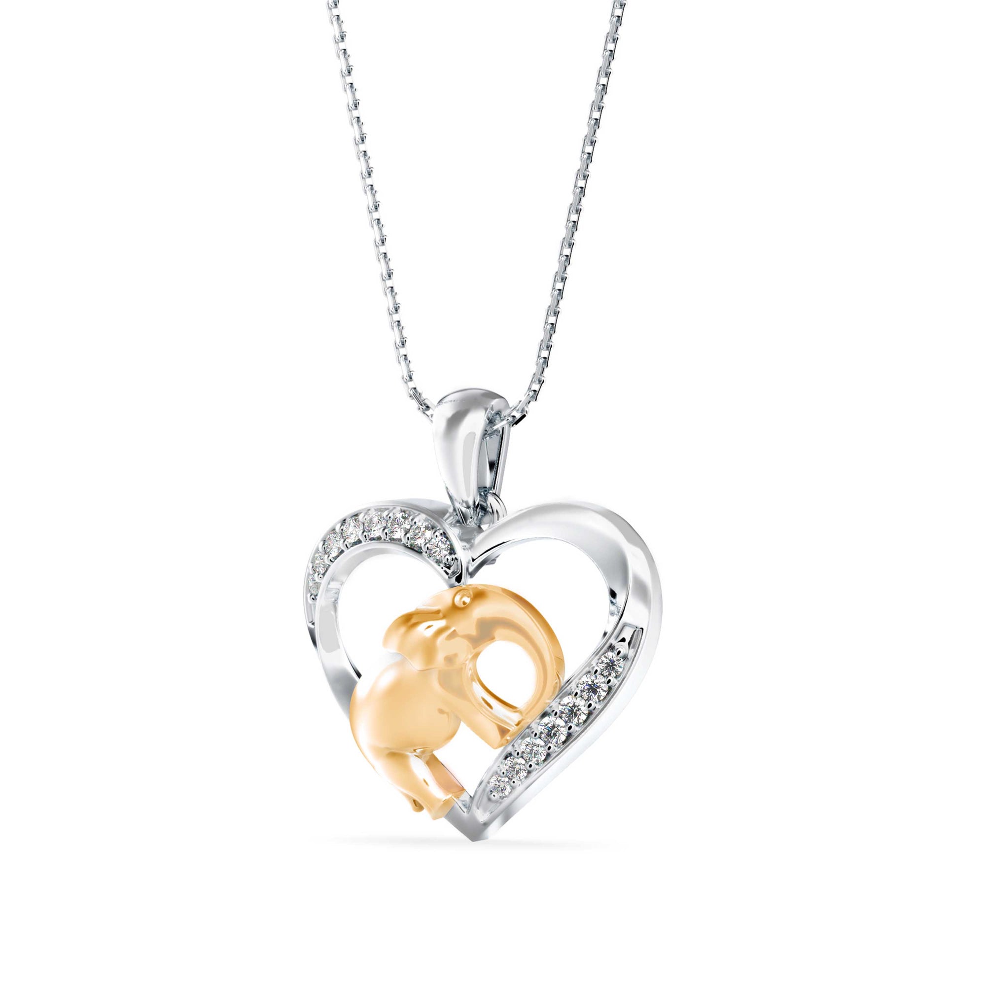 Elephant Heart Pendant