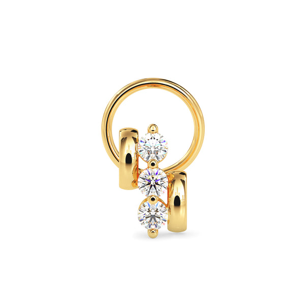Sandwich Nose Pin