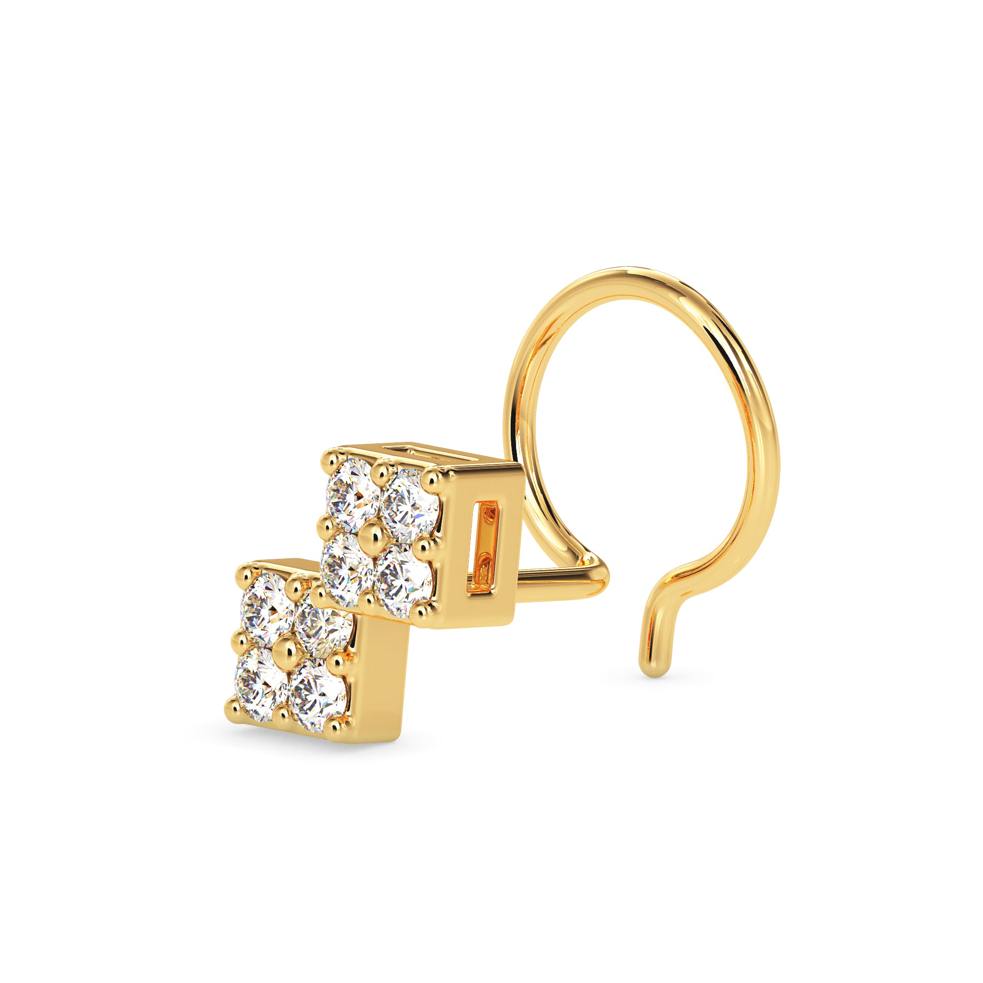 Double Square Nose pin