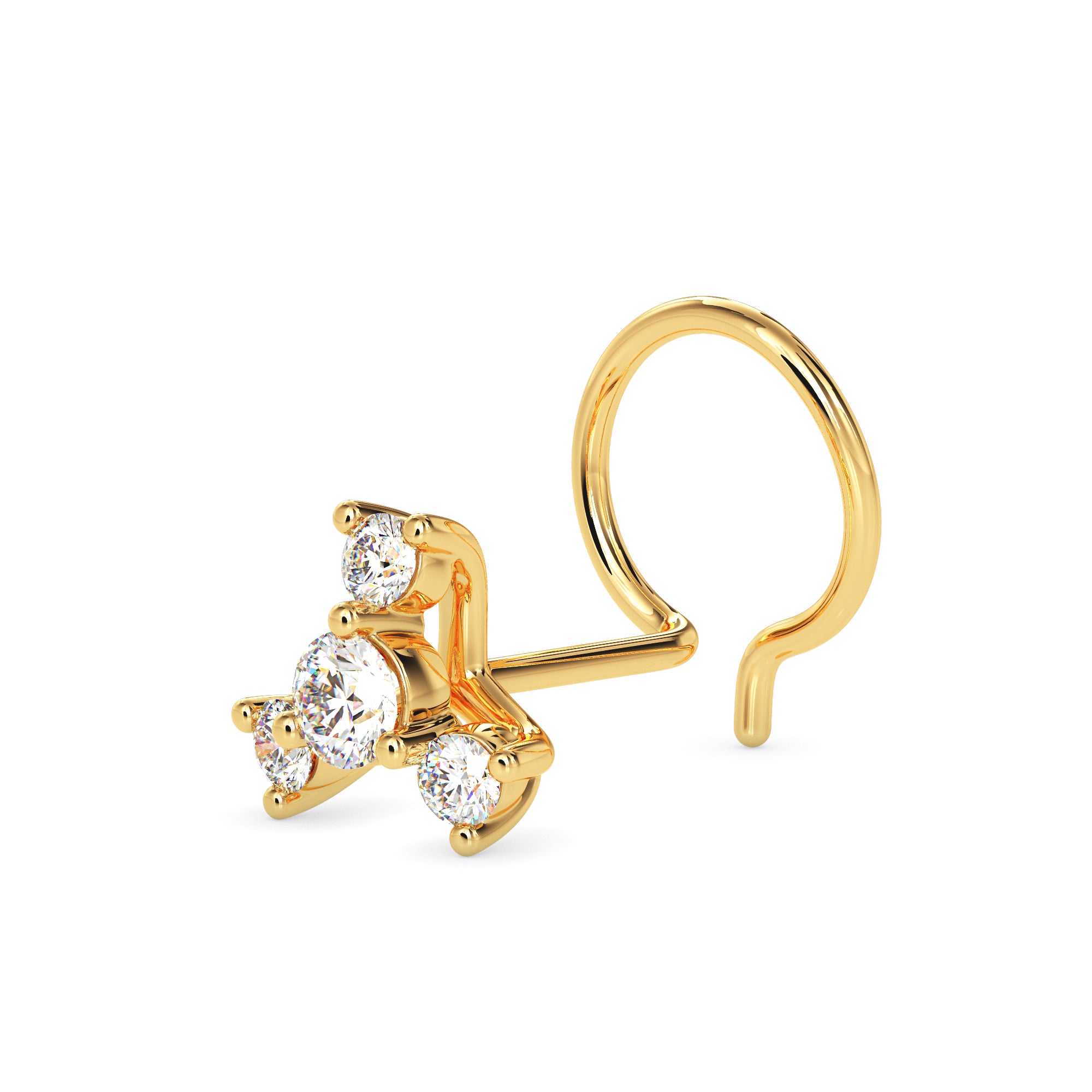 Triangle Nose Pin